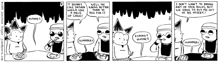 Saturday's strip