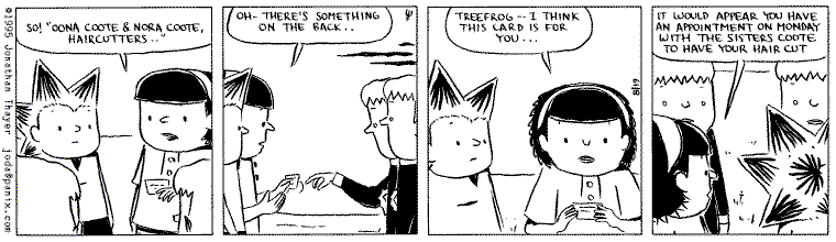 Saturday's strip
