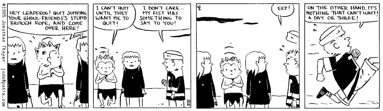 Thursday's strip