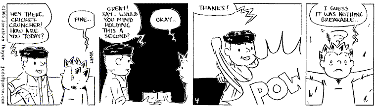 Thursday's strip
