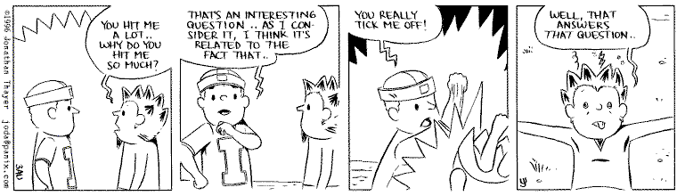 Saturday's strip