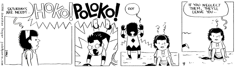 Saturday's strip