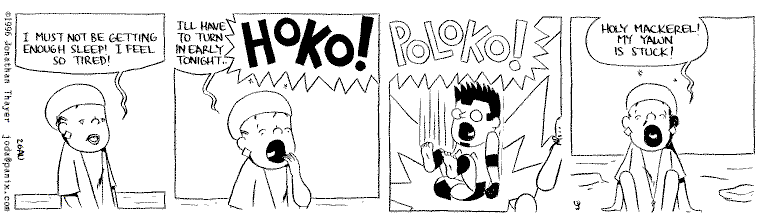 Monday's strip
